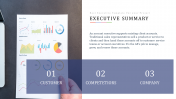 Free - Attractive Executive Summary Template PPT Slide Design